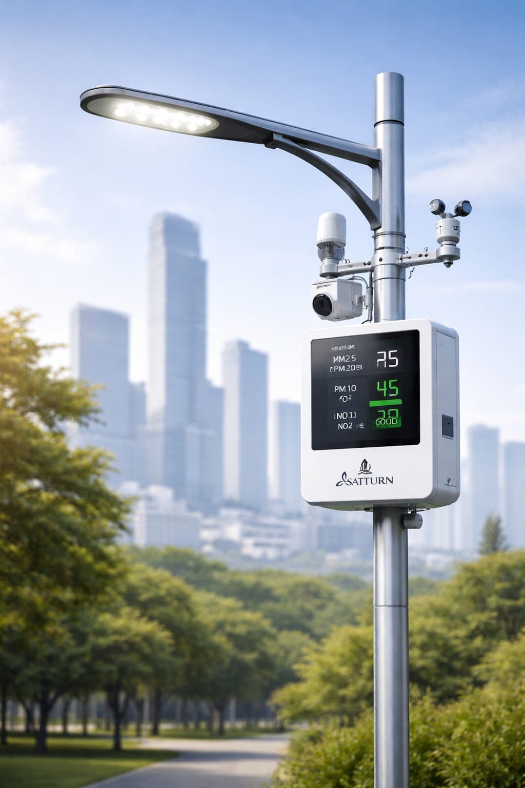 Smart Street Light with AQI Monitoring